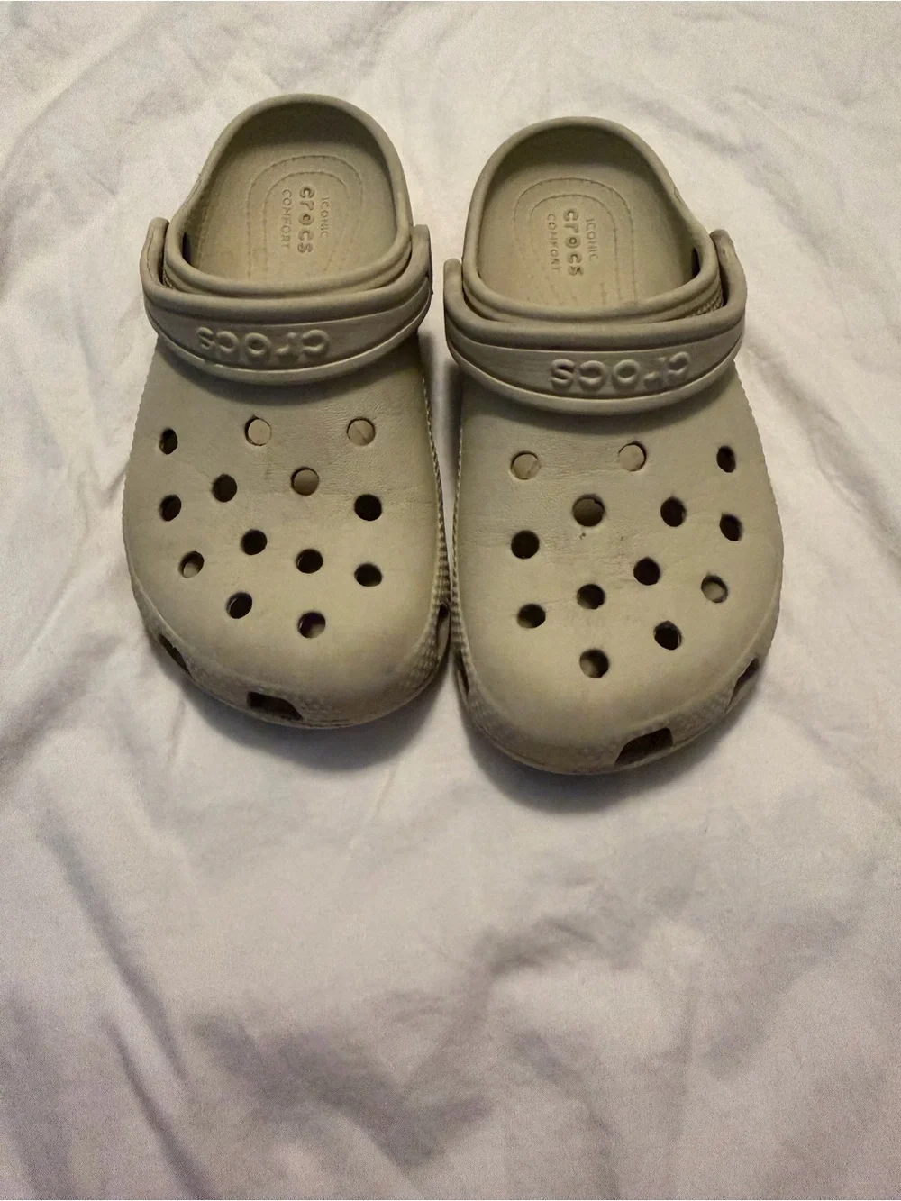 CROCS Kids Classic Clog in Beige